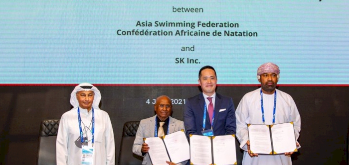 Asian and African Swimming Federations sign sponsorship deal with Korea