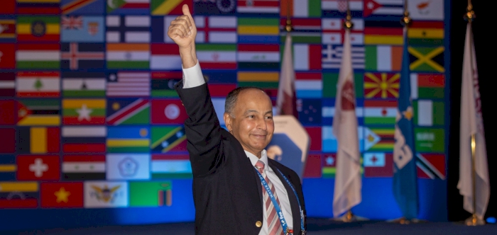 Husain Al Musallam Elected FINA President in Doha