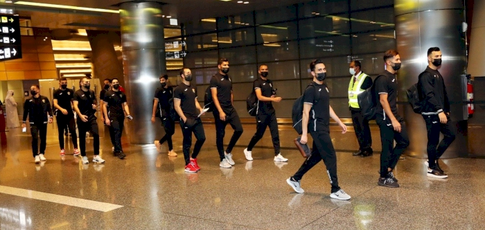 Jordanian National Teams Delegation Arrives in Doha to Face South Sudan in FIFA Arab Cup Qatar 2021 Qualifiers