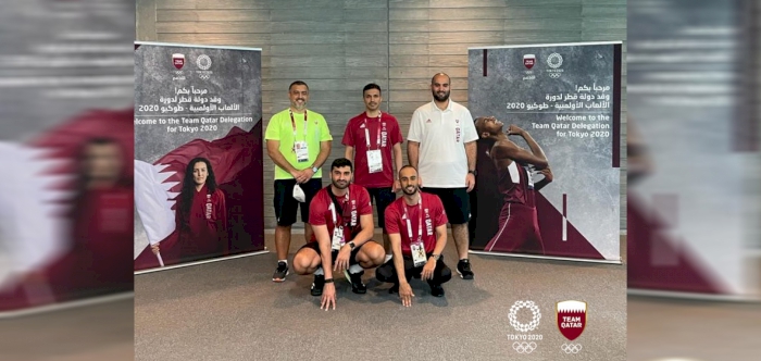 QOC Secretary-General Visits Team Qatar Accommodation at Olympic Village in Tokyo