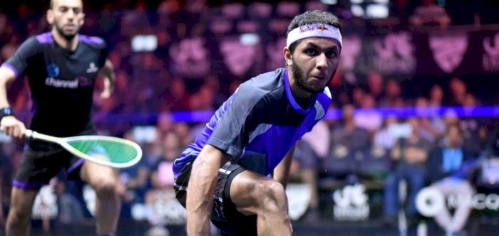 Qatar VS Egypt in Manchester International Squash Open Quarter Finals