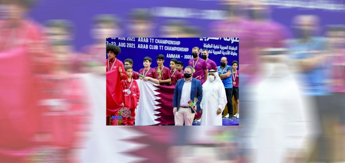 Qatar win gold at Arab Table Tennis Championships