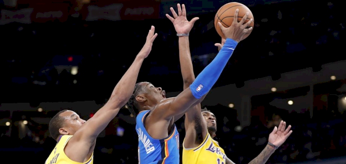 NBA Roundup: Thunder shock Lakers with 26-point comeback