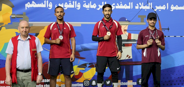 HH the Amir Shooting and Archery Cup: Abdullah Al Sunaidi Wins Air Rifle Gold Medal