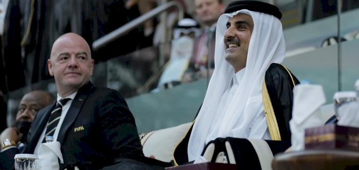 HH the Amir Sheikh Tamim bin Hamad Al-Thani inaugurated today FIFA Arab Cup Qatar 2021, at Al Bayt Stadium.