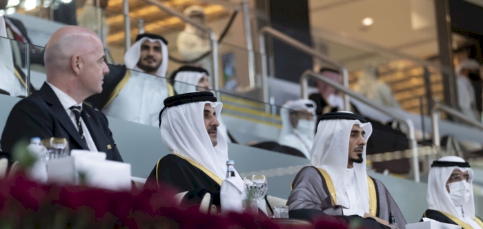 Amir attends FIFA Arab Cup closing ceremony