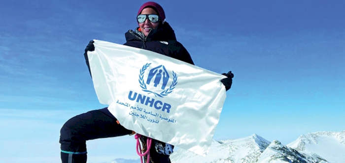 UN REFUGEE AGENCY TIES UP WITH QATARI MOUNTAINEER TO RAISE REFUGEE CAUSE