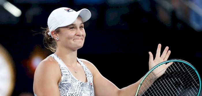 Barty fends off Anisimova to reach Australian Open quarter-finals