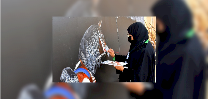 KIAHF 2022 live art wows horse lovers and visitors