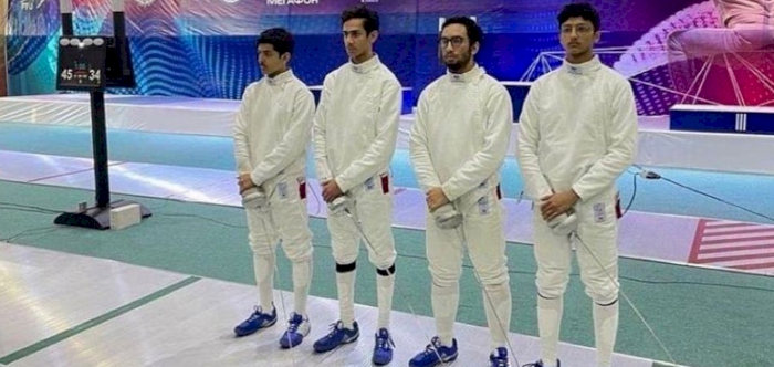 Qatar Bag Bronze Medal in Asian Junior Fencing Championship Tashkent