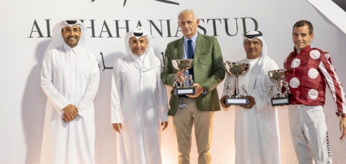 H.H. Sheikh Mohammed Bin Khalifa Al Thani crowns Al Malki and Umm Qarn with His Highness’s Trophy and Jaafer Cup