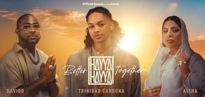 Trinidad Cardona joins Davido and Aisha for Hayya Hayya (Better Together), the first single from the FIFA World Cup Qatar 2022™ Official Soundtrack