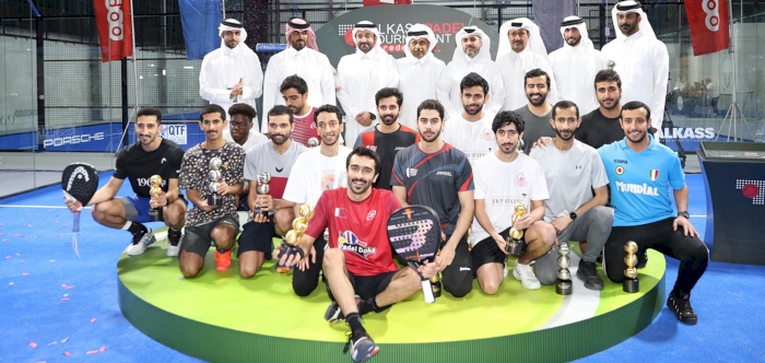  Al Motawaa and Al Khanji crowned category A champs of the first alkass padel tournament 