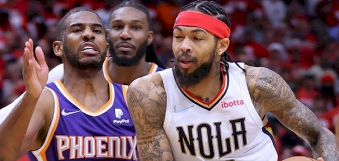 NBA play-offs: Brandon Ingram and Jonas Valanciunas star as Pelicans level series with Suns