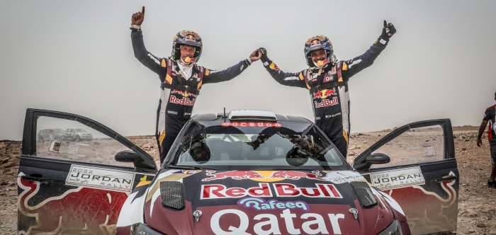 QATAR’S NASSER AL ATTIYAH & CO-DRIVER BAUMEL WIN JORDAN INTERNATIONAL RALLY 2022