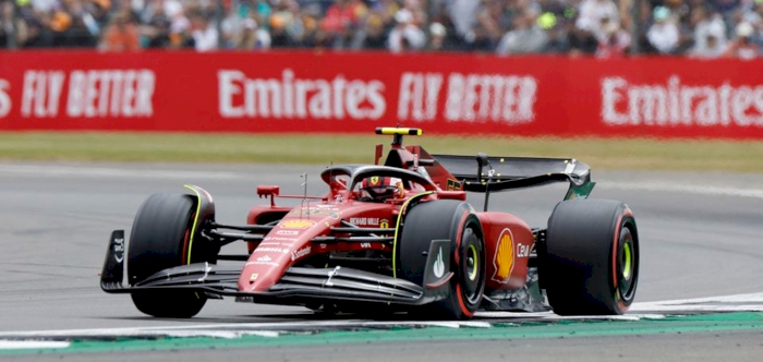 Surprised Sainz takes first pole at soggy Silverstone