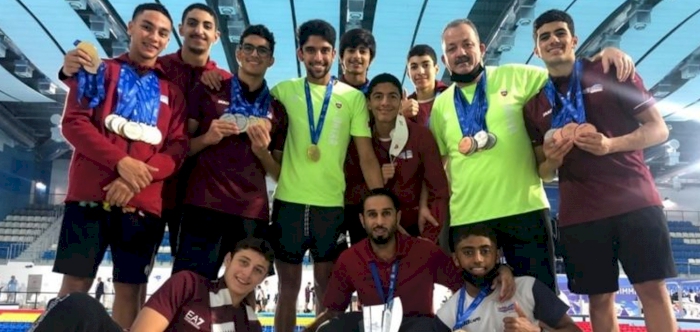 Qatari National Swimming Team partakes in Arab Championship in Algeria