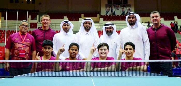 Qatar crowned West Asian U-15 table tennis team champions