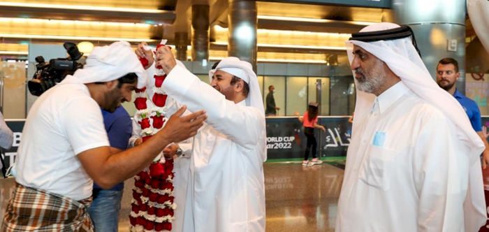 Fath Al Khair 5 crew arrives at HIA, welcomed by joyful reception