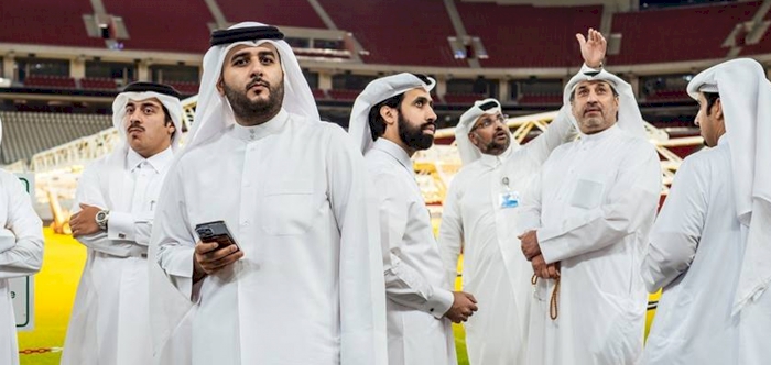 Representatives of Qatari Families Majlises Visit Qatar 2022 Stadiums