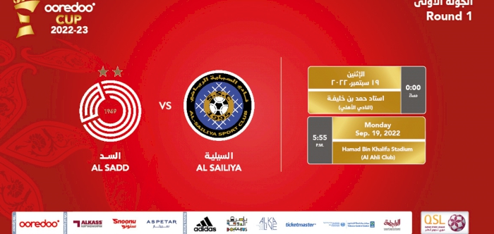 Al Sadd Up Against Al Sailiya In Ooredoo Cup Opener