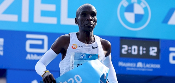 Kipchoge clocks 2:01:09 for world record in Berlin Marathon