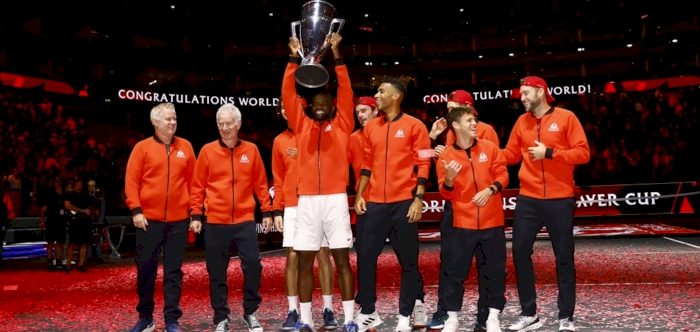 Tiafoe beats Tsitsipas to give Team World 1st Laver Cup win