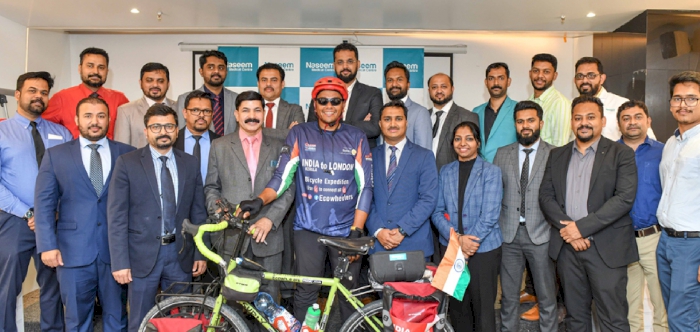 Naseem Healthcare offers support for cycle tour