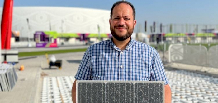 QF partner university staff develop walkable solar tiles for use at WC Qatar 2022