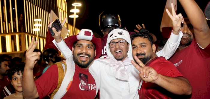 Huge turn-out as home fans assemble at Lusail Boulevard to back Al Annabi