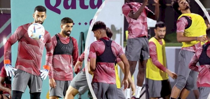 Qatar squad trains ahead of world cup debut