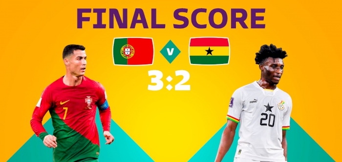 Ronaldo makes history as Portugal edge Ghana in five-goal thriller 