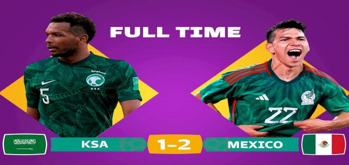 Mexico Defeat Saudi Arabia