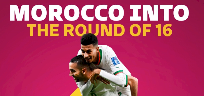 Morocco Into the Round of 16.