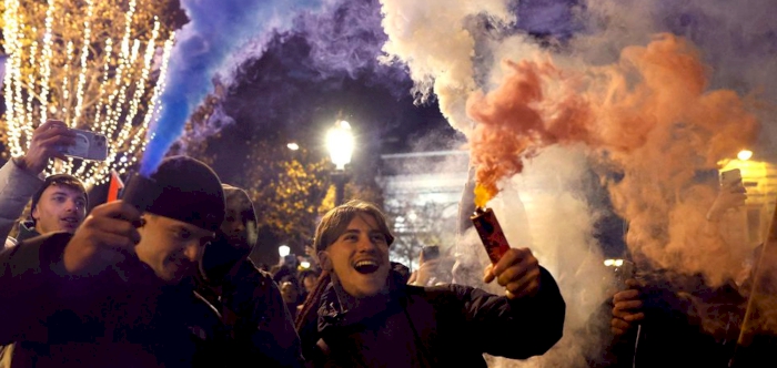 Paris celebrates win after high-stakes World Cup clash with Morocco