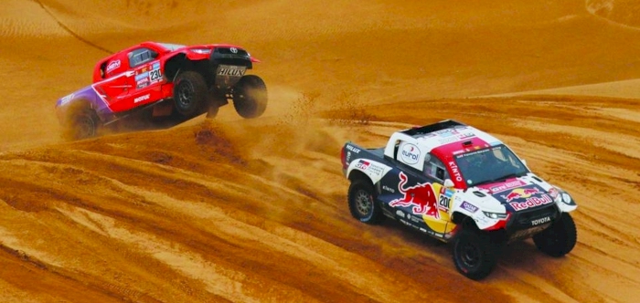 Loeb takes stage, al-Attiyah extends overall lead