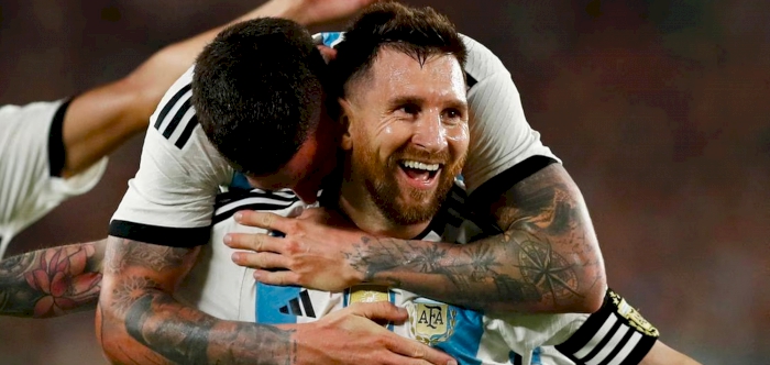 Messi leads Argentina win over Panama in first game as world champions