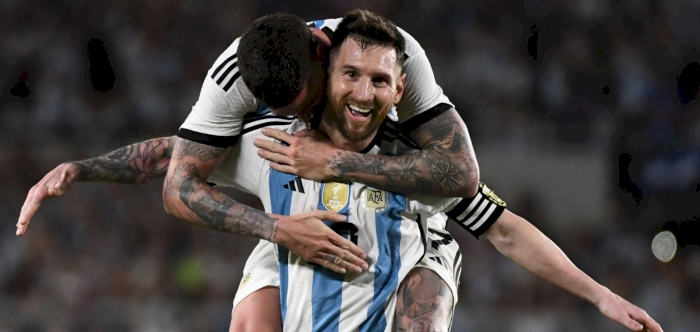 Messi passes 100 goals for Argentina with hat-trick