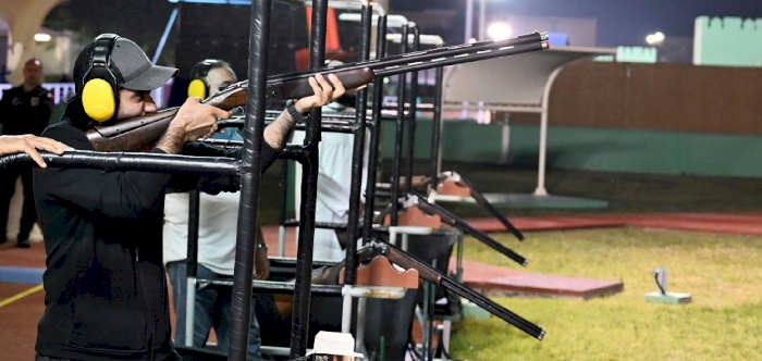 Employees participate in Family Walk and Shooting events at QOC Ramadan Tournament