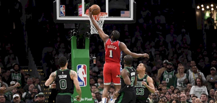 NBA Roundup: Harden scores 45 as 76ers shock Celtics in Game 1