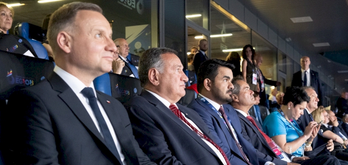 HE Sheikh Joaan Bin Hamad Al Thani attends European Games Opening Ceremony in Krakow, Poland