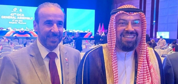 Dr. Thani bin Abdulrahman Al Kuwari Re-elected Vice-Presdient of OCA for West Asia