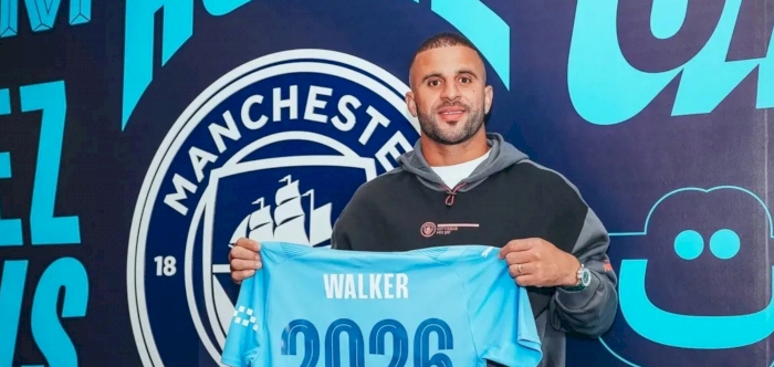 Kyle Walker extends Man City contract until 2026
