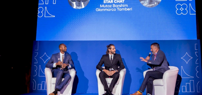 Barshim and Tamberi captivate guests with star chat at gala dinner