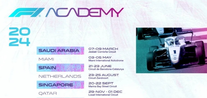 F1 Academy announces 2024 calendar; includes Lusail in Qatar