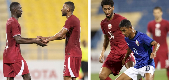 Almoez scores hat-hatrick as Qatar win 3-0