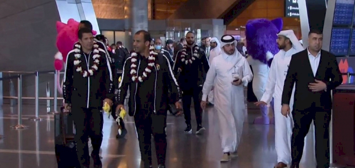 Jordanian football team arrives in Doha for AFC Asian Cup Qatar 2023