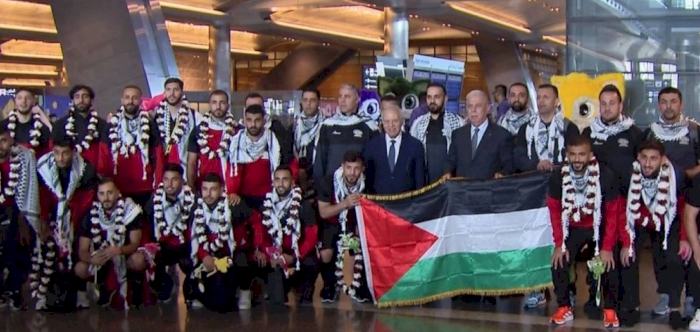 Palestinian team arrives in Doha for AFC Asian Cup Qatar 2023