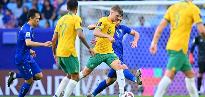 Intense Group B clash ends in stalemate between Australia and Uzbekistan