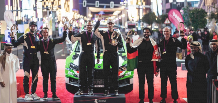 Loubet and Pascaud secure narrow victory at Qatar International Rally